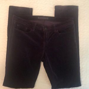 J Brand Purple Corduroy Pants